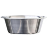AmeriHome Acacia Wood Live Edge Double Bowl Pet Feeder Stand