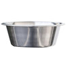 AmeriHome Acacia Wood Live Edge Single Bowl Pet Feeder Stand