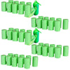 AmeriHome 50 Rolls (1000 Bags) Dog Waste Bags with 2 Leash Clip Dispensers