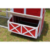 Red Barn Chicken Coop With Roof Top Planter
