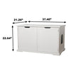 Cat Washroom Bench, White