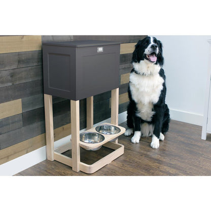 Pet Feeder Station, Gray