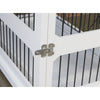 Slide Aside Crate And End Table, White, Medium