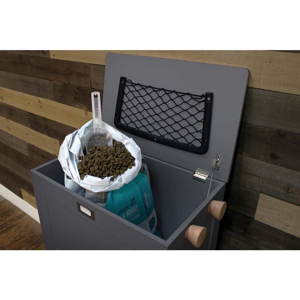 Pet Feeder Station, Gray