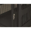 Slide Aside Crate And End Table, Black, Medium