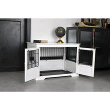 Fairview Triple Door Crate, Large, White