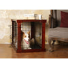 Cage With Crate Cover, Mohogany, Small