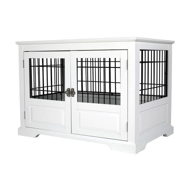 Fairview Triple Door Crate, Large, White