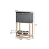Pet Feeder Station, Gray