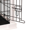 Cage With Crate Cover, White, Medium