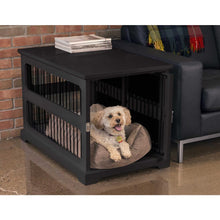 Slide Aside Crate And End Table, Black, Medium