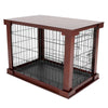 Cage With Crate Cover, Mohogany, Small