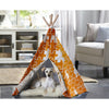 Pet Teepee, Orange Puzzle , Medium