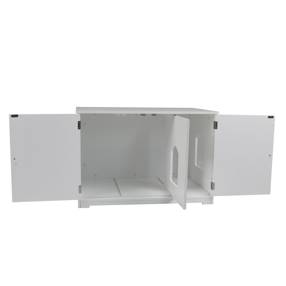 Kitty Litter Loo Bench, White