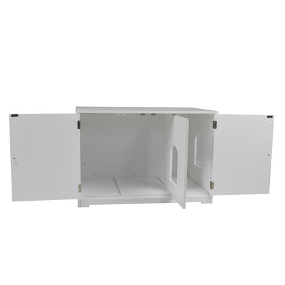 Kitty Litter Loo Bench, White