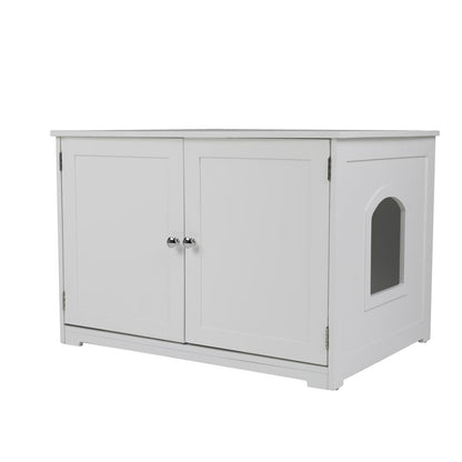 Kitty Litter Loo Bench, White
