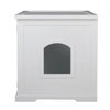 Cat Washroom Bench, White