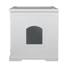 Cat Washroom Bench, White