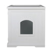Cat Washroom Bench, White
