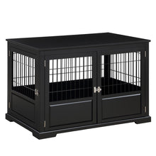 Fairview Triple Door Crate, Large, Black