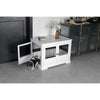 Fairview Triple Door Crate, Large, White