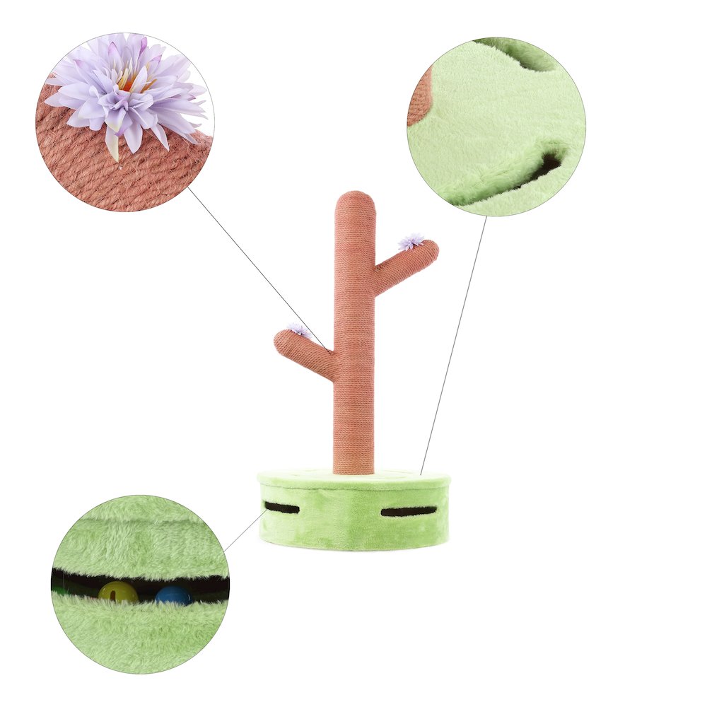 Rosa Modern Jute Cactus Cat Scratching Post