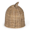 Cat Ear Coastal Handwoven Rattan Cat Bed With Machine-Washable Cushion