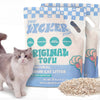 Ultra Absorbent Fast Clumping Flushable Tofu Cat Litter, 8 LBS x 2 Bags