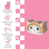 Opal Modern Cardboard Happy Cat Head 2-In-1 Cat Cave Scratcher