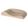 Kokomo Coastal Cardboard Lounge Bed Cat Scratcher with Catnip, Oak Wood Finish