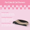 Kokomo Coastal Cardboard Lounge Bed Cat Scratcher with Catnip, Black
