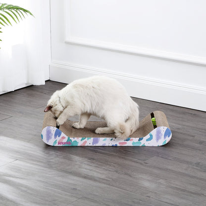 Rini Modern Cardboard Lounge Bed Cat Scratcher