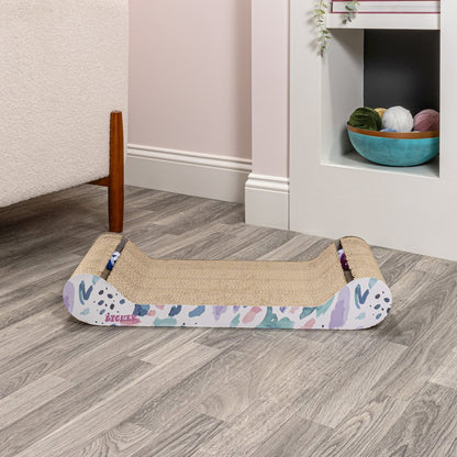 Rini Modern Cardboard Lounge Bed Cat Scratcher