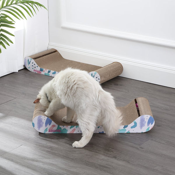 Rini Modern Cardboard Lounge Bed Cat Scratcher