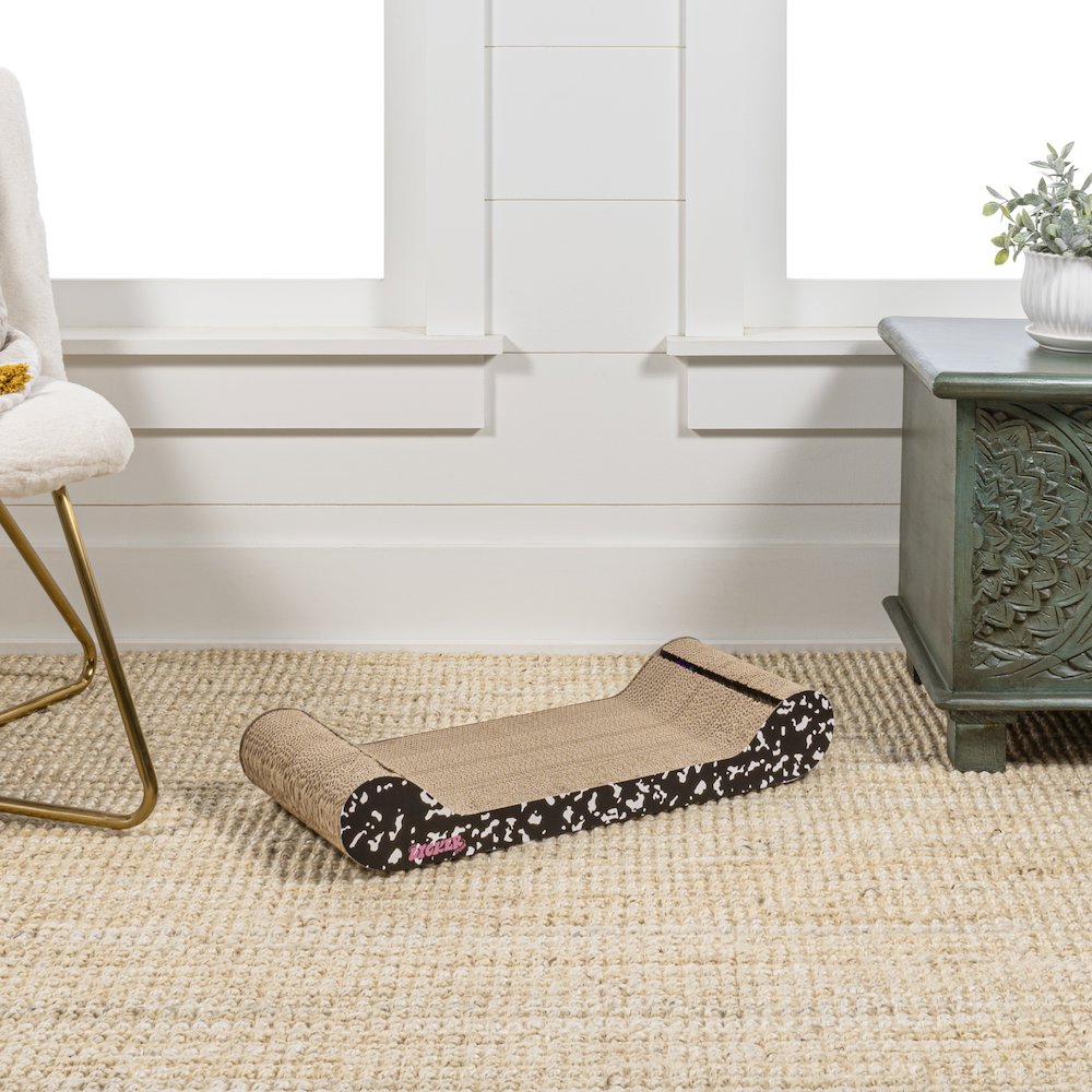 Rini Modern Cardboard Lounge Bed Cat Scratcher