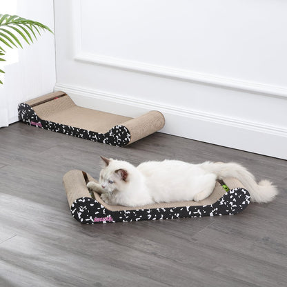 Rini Modern Cardboard Lounge Bed Cat Scratcher