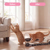 Montego Coastal Cardboard Lounge Bed Cat Scratcher with Catnip, Black/White