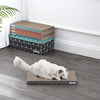 Naomi Modern Cardboard Reversible Cat Scratcher Pad In Box With Catnip