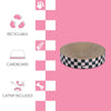 Nelson Modern Cardboard Round Bowl Cat Scratcher with Catnip