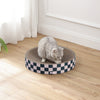 Nelson Modern Cardboard Round Bowl Cat Scratcher with Catnip