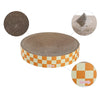 Nelson Modern Cardboard Round Bowl Cat Scratcher with Catnip