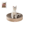 Nelson Modern Cardboard Round Bowl Cat Scratcher with Catnip