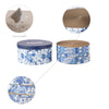 Kate Modern Patterned Cardboard Reversible Cat Scratcher Pad In Box With Catnip