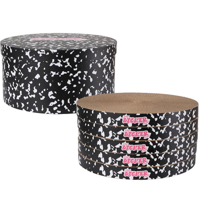 Kate Cat Scratcher Pad In Box with Catnip, Composition Black/White (5-Pack)