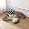 Kate Cat Scratcher Pad In Box with Catnip, Checker Black/White (5-Pack)
