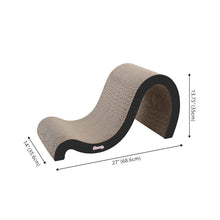 Kona Modern Cardboard Double-Sided Wave Cat Scratcher with Catnip