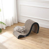 Kona Modern Cardboard Double-Sided Wave Cat Scratcher with Catnip