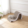 Kona Modern Cardboard Double-Sided Wave Cat Scratcher with Catnip
