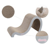 Kona Modern Cardboard Double-Sided Wave Cat Scratcher with Catnip