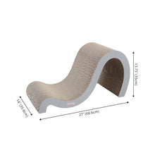 Kona Modern Cardboard Double-Sided Wave Cat Scratcher with Catnip
